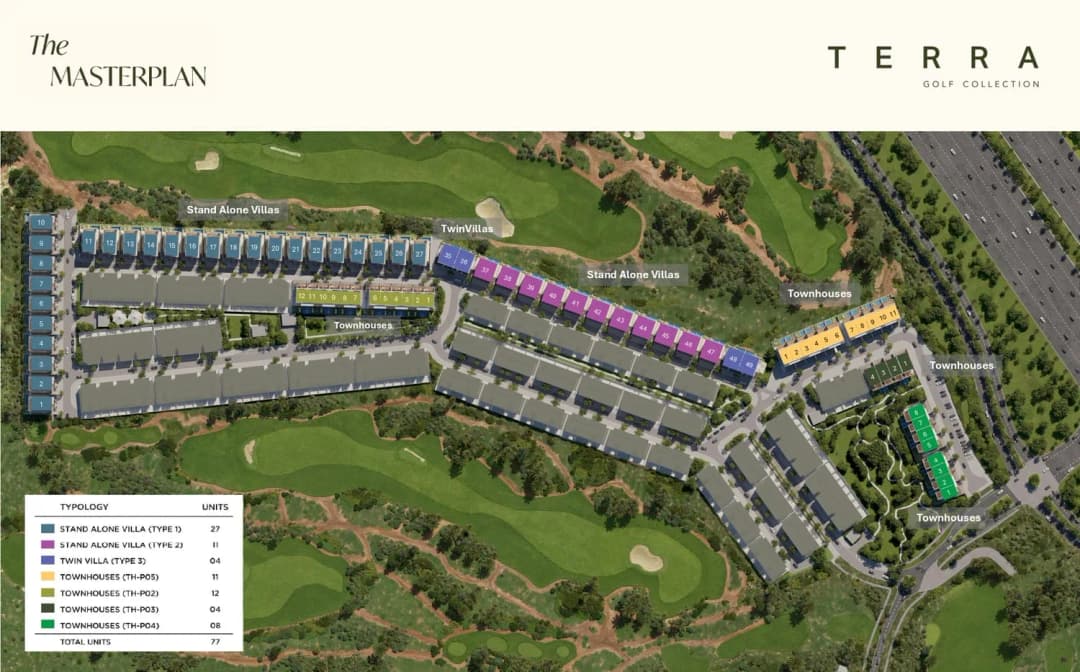 Terra Golf Collection Phase 2 master plan