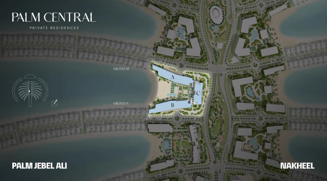 Palm Central Private Residences master plan