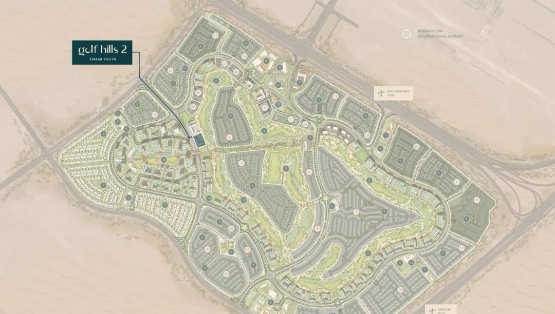 Golf Hills 2 master plan