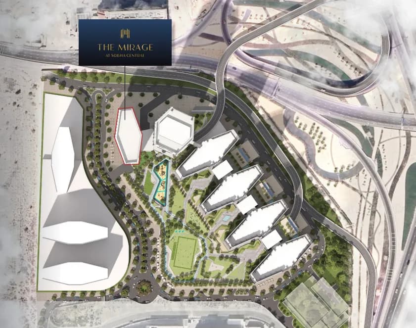 The Mirage at Sobha Central master plan