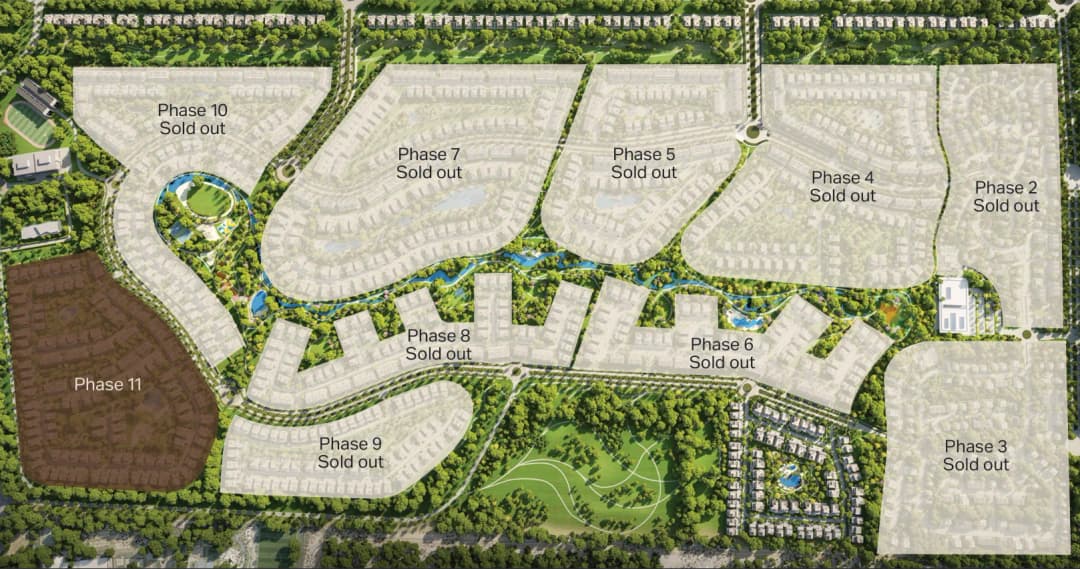 Nad Al Sheba Gardens Phase 11 master plan