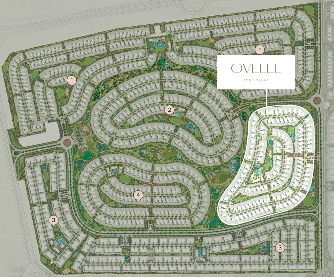 Ovelle The Valley master plan