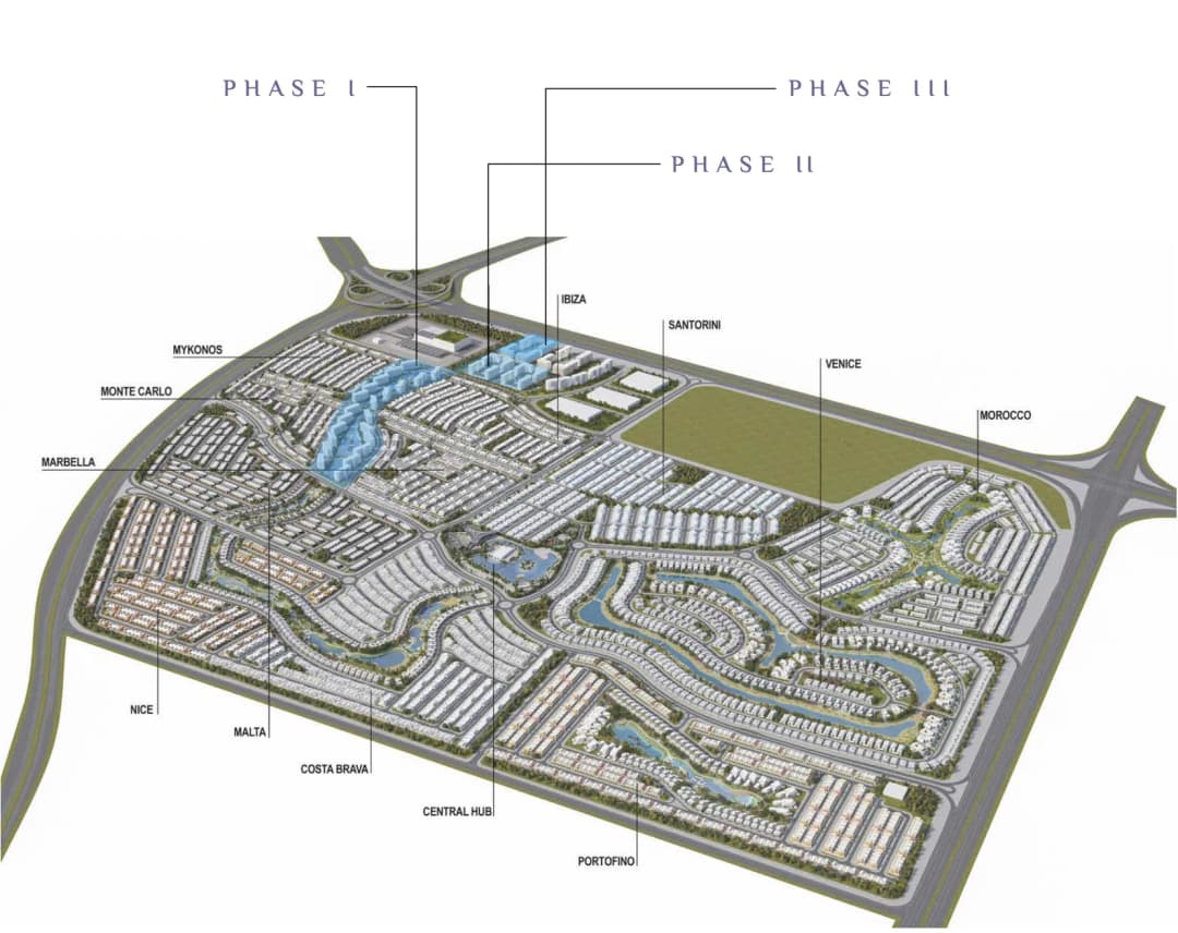 Damac Lagoons Views Phase 3 master plan