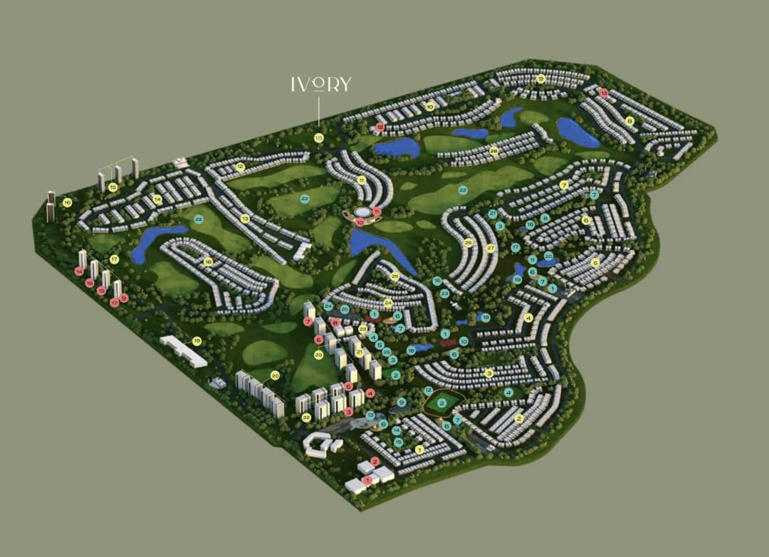 Damac Hills - Ivory master plan