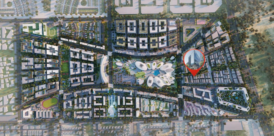 Aljada CBD Building 3 master plan