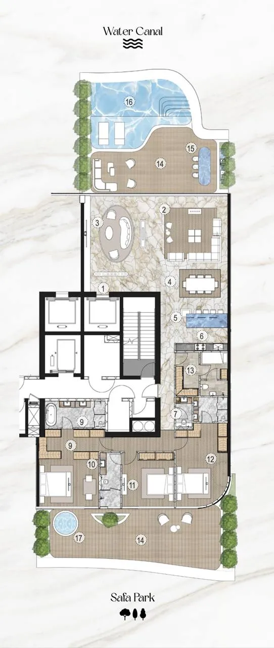 3 bed