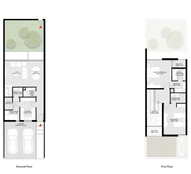 2 bed