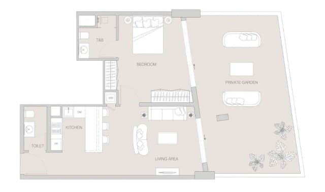 1 bed