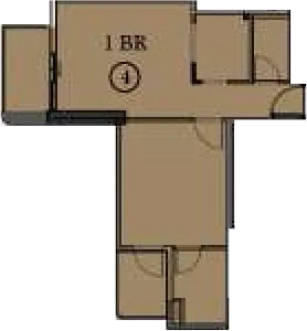 1 bed