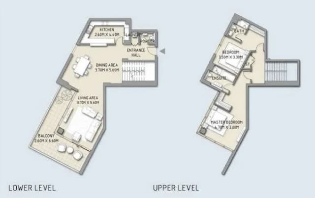 2 bed