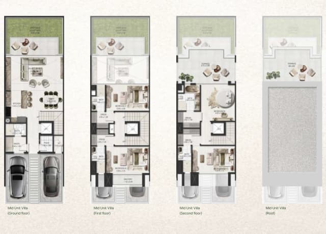 4 bed