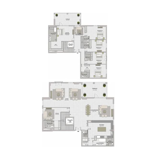 5 bed