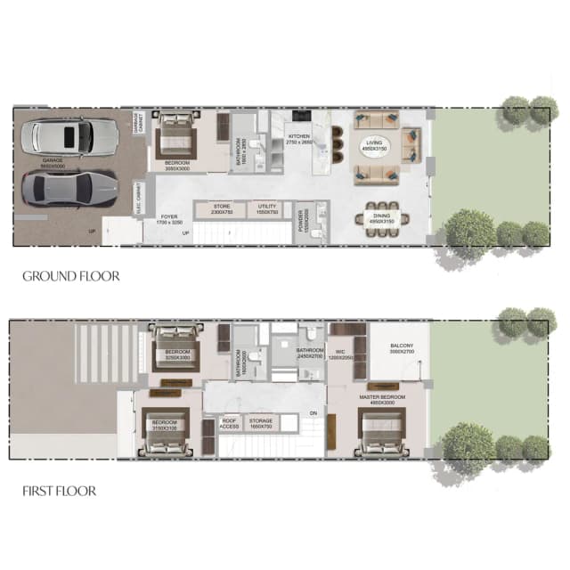 4 bed