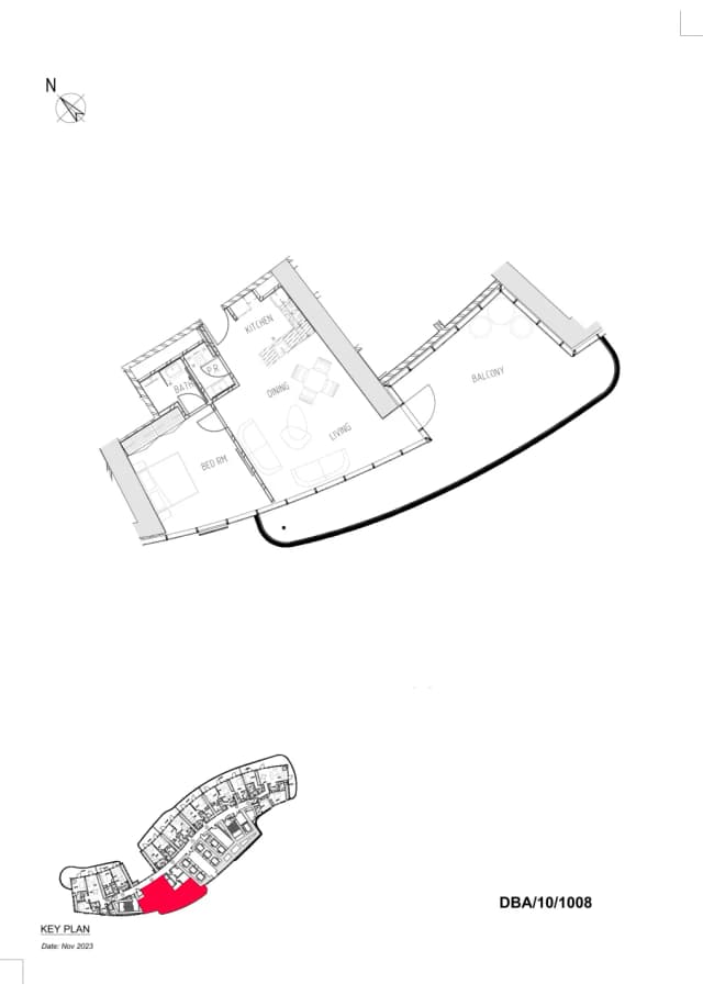 1 bed
