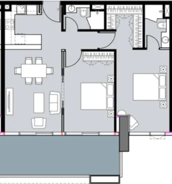 2 bed