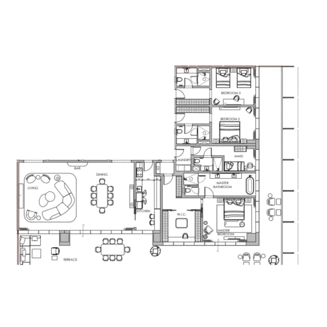3 bed