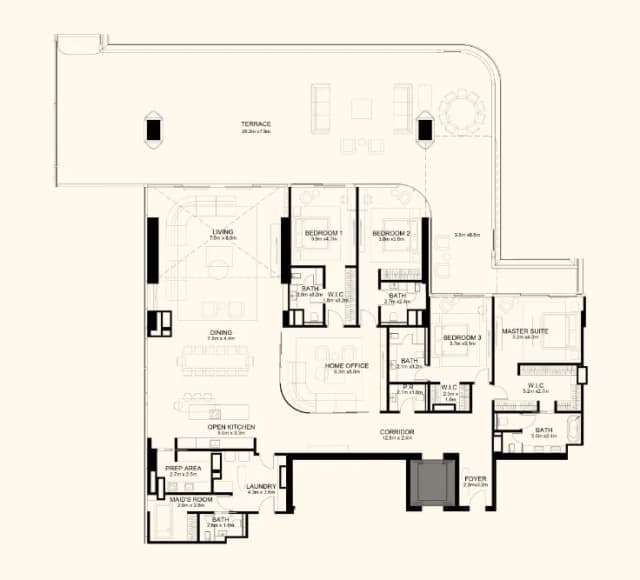 4 bed