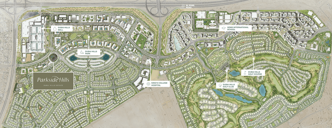 Parkside Hills  master plan