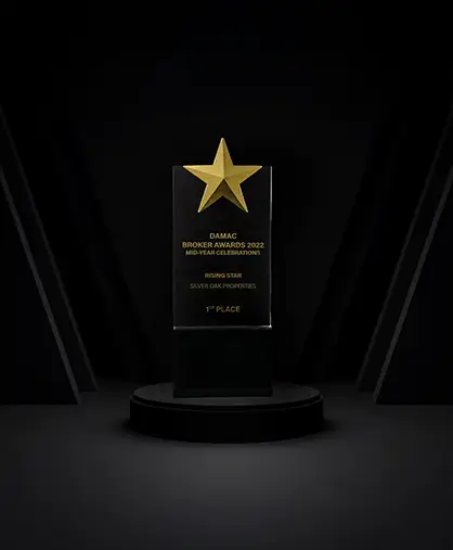 Silver Oak Properties Achievements - DAMAC BROKER Award