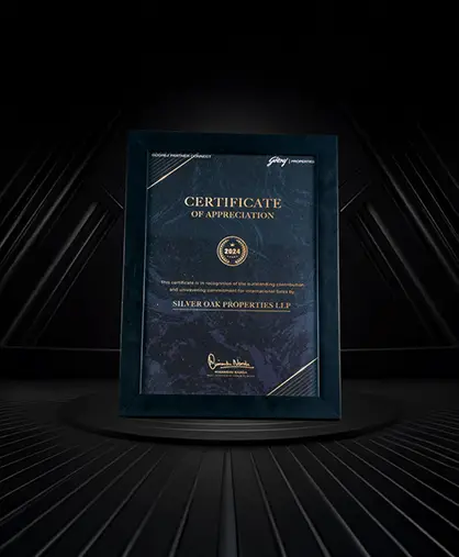Silver Oak Properties Achievements - GODREJ Awards