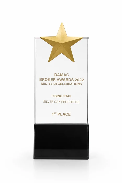 DAMAC Broker Awards 2022 Mid-Year Celebrations, Rising Star, 1st Place, SILVER OAK PROPERTIES