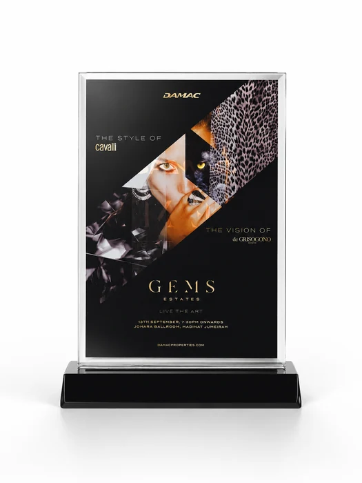 DAMAC GEMS Estates commemorative plaque